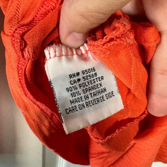 Straight Down Women’s Quarter Zip Golf Pullover Long Sleeve Coral Size Large - Picture 8 of 9